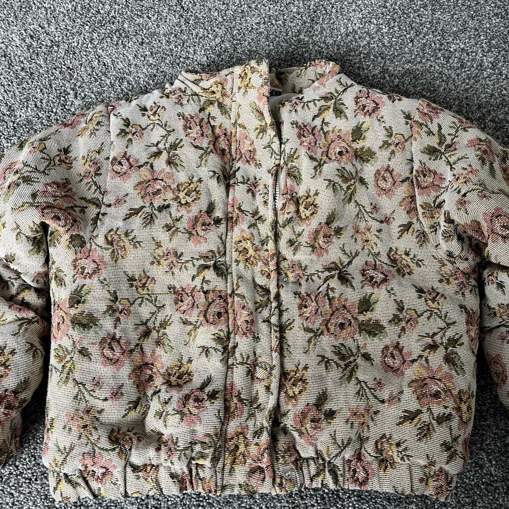 Girls Stella 88 bomber floral jacket, girls xl